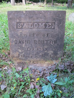 Grave of Salome Hopkins Bouton