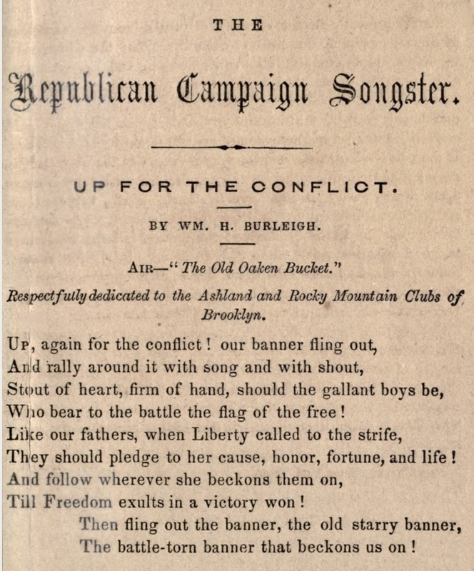 1860 Republican Songster page 1