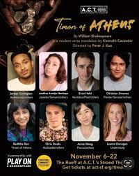 Timon of Athens, American Conservatory Theater Educational Tour Poster
