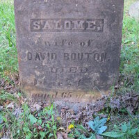 Grave of Salome Hopkins Bouton