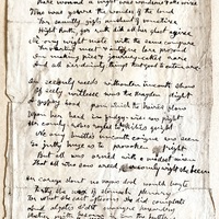 Hand-written Manuscript, courtesy of the Little Compton Historical Society