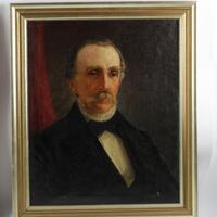 Kersey H. Fell, painted by Charles Calistus Burleigh, Jr.