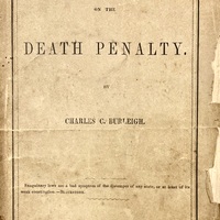 Cover of Thoughts on the Death Penalty