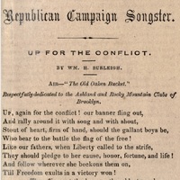 1860 Republican Songster page 1