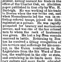 “The Colored Legislators of Massachusetts,” Semi-Weekly Wisconsin (Milwaukee, Wisconsin), November 17, 1866, p. 1