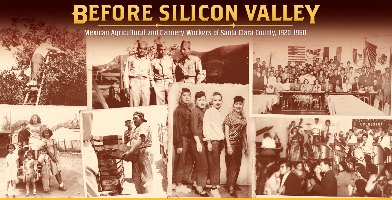 Collage of images from the Before Silicon Valley Exhibit