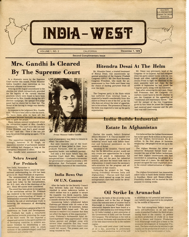 India-West Introductory Diwali Issue