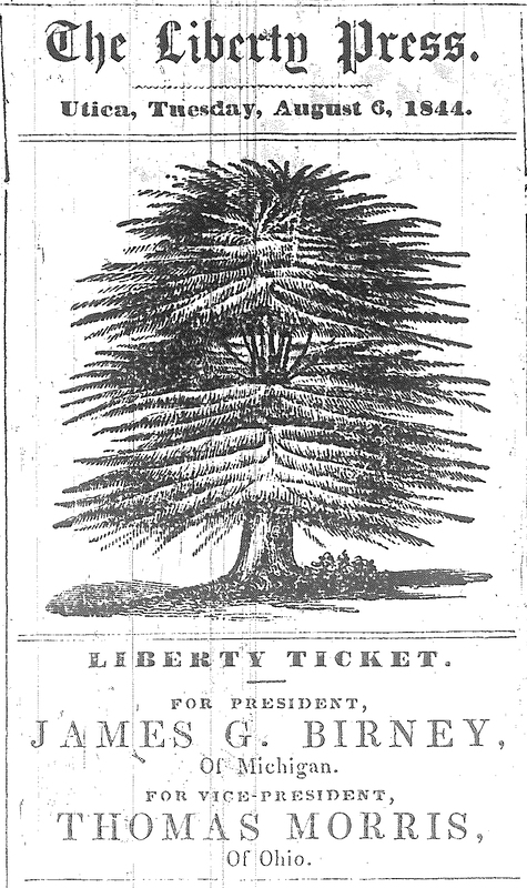 Liberty Party poster 1844