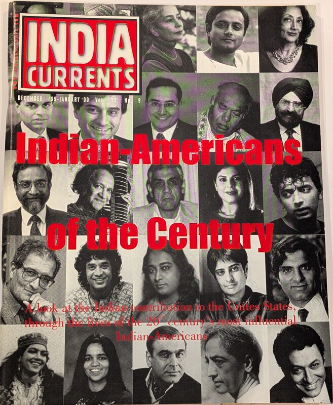 India Currents – “Indian-Americans of the Century” (December 1999–January 2000)