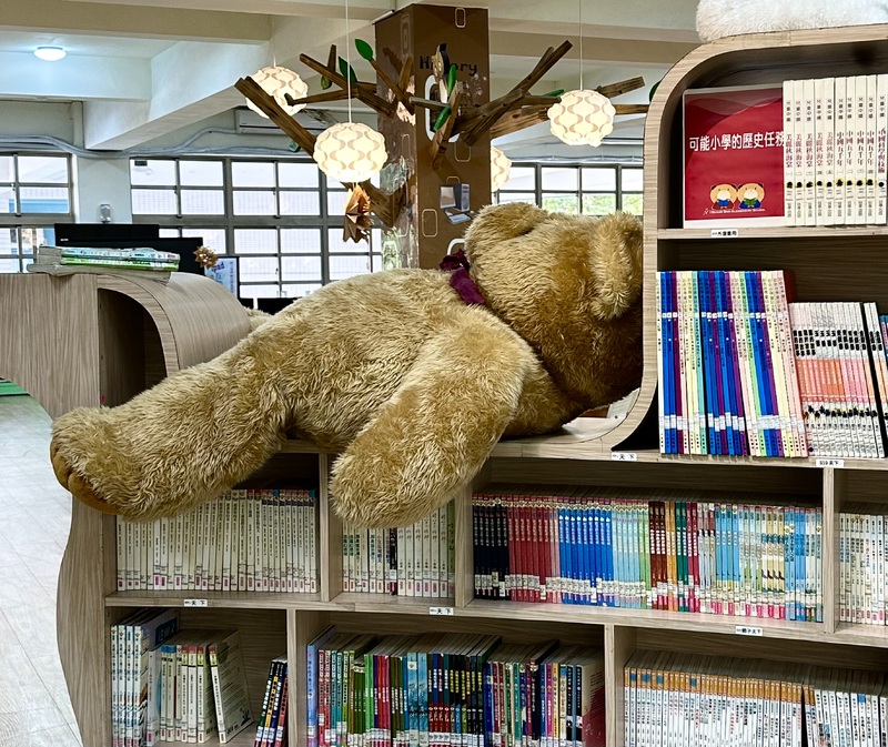 Sun Shine School Library Bear