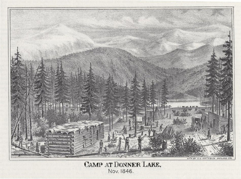 Camp at Donner Lake, November 1846