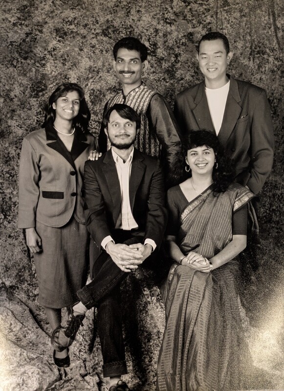 India Currents Early Team Portrait (circa 1987–1988)