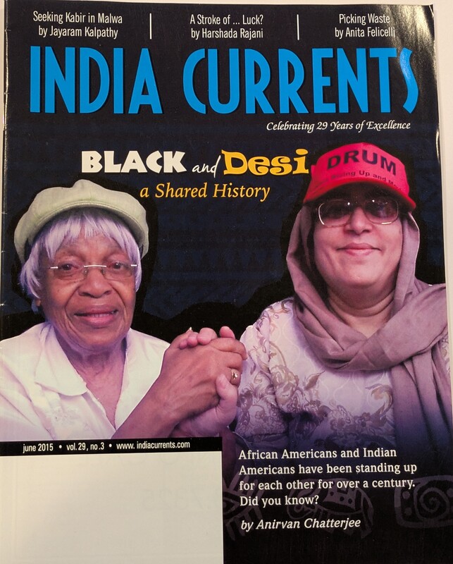 India Currents – “Black and Desi: A Shared History” (June 2015, Vol. 29, No. 3)