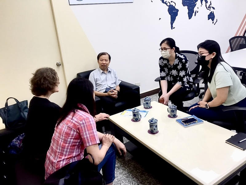 Meeting with NCUE’s International Studies Department and Professor Wang