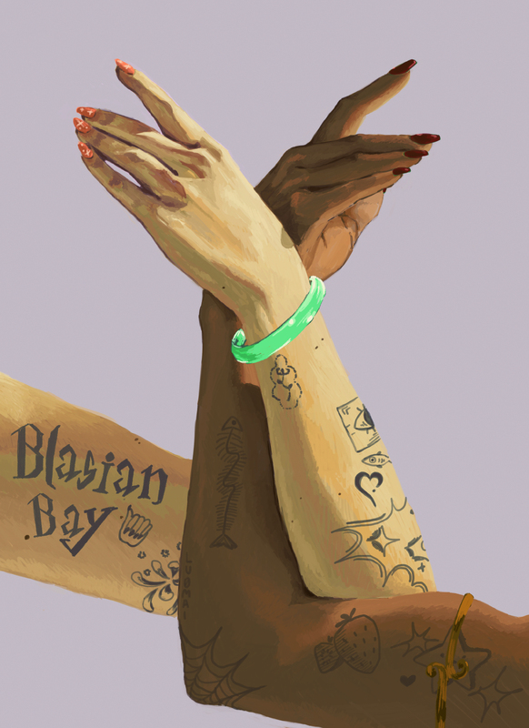 Blasian Bay Archive Graphic