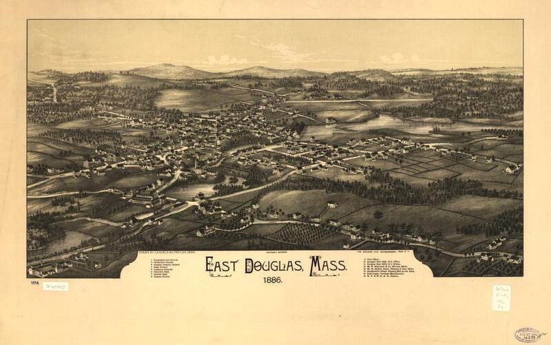 East Douglas, Massachusetts, by L.R. Burleigh, 1880s