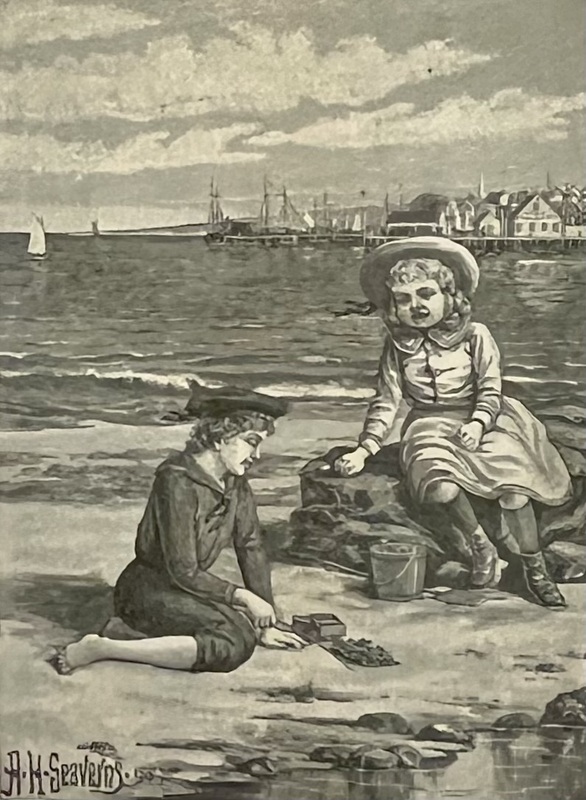 Alexander H. Seaverns (1856-1932) illustration of "A Hard-Shell Horse"