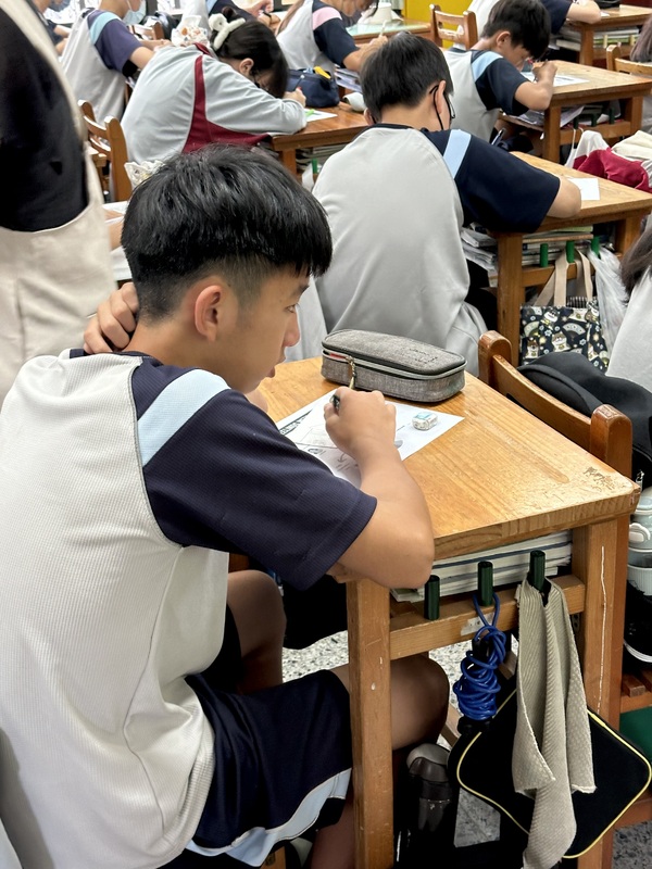 Students Working on Their Gratitude Cards
