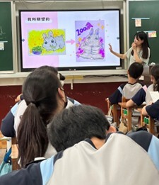 Minny 陳彥妤 (Yen Yu Chen) Introducing  Bilingual Gratitude Art Lesson-2