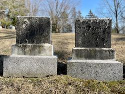Gravestones of Alfred and Sarah Goldsmith
