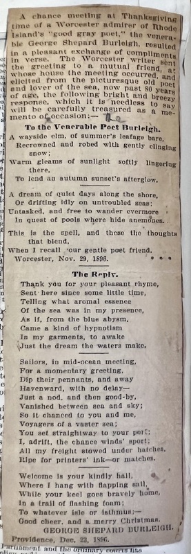 The Reply - Newspaper Article in Full (from Large Scrapbook at John Hay)