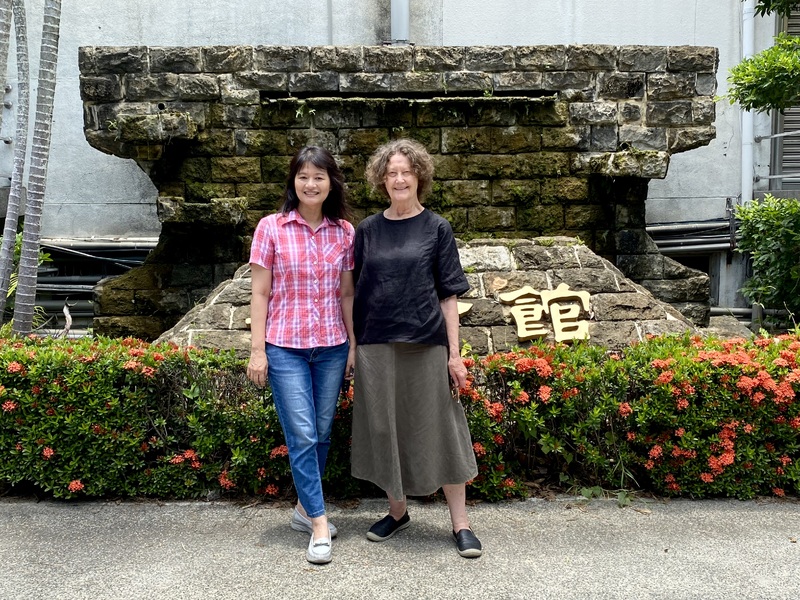 Visiting NCUE with Professor Wang