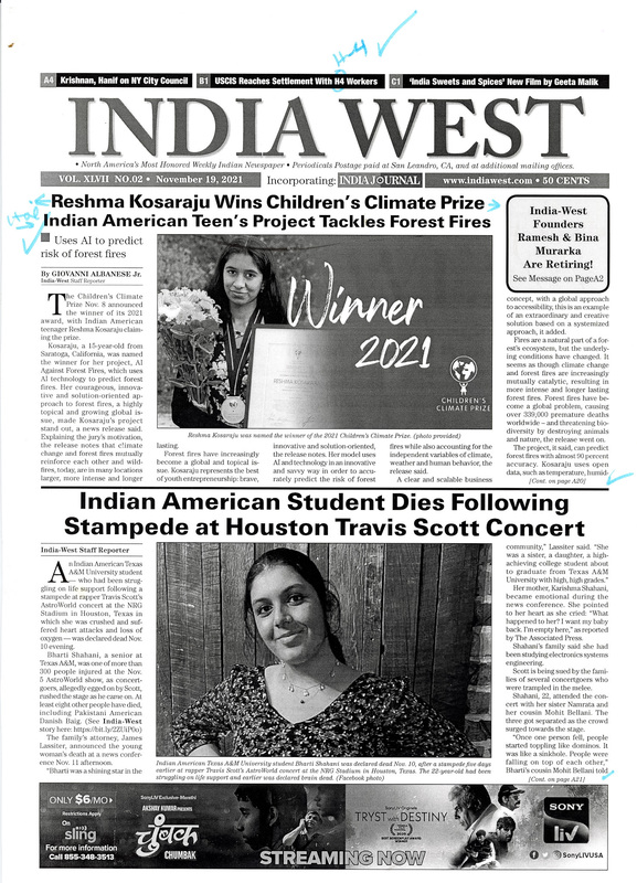 India West: Last online issue markup
