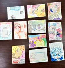 Bilingual Gratitude Art Lesson Student Artwork