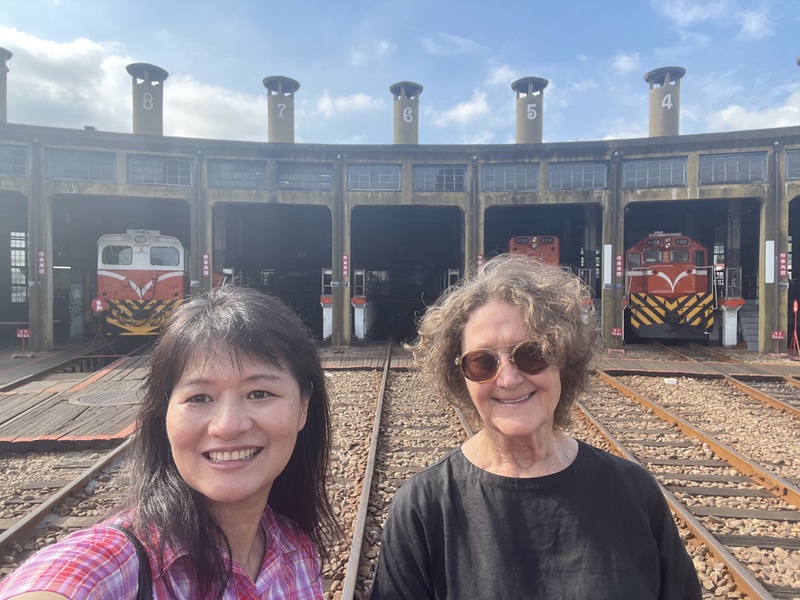 Li-Yan at the Train Yard