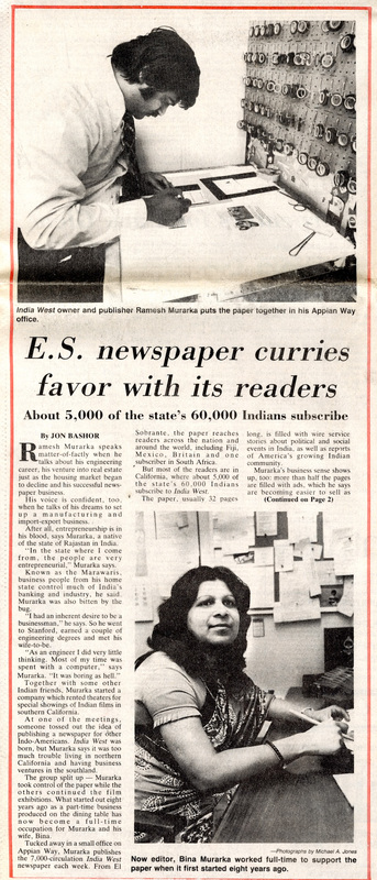 E.S. Newspaper Curries Favor with Its Readers article clipping