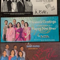 India Currents Holiday Team Cards Collection (Various Years)
