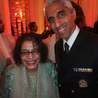 Sunita Sohrabji with Vivek Murthy