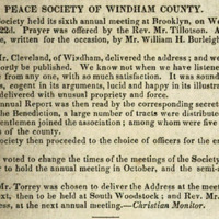 Notice in Calumet of Burleigh's poetic debut August 22, 1832