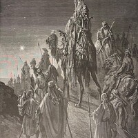 Gustave Doré - The Three Wise Men Guided By A Mysterious Star