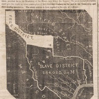 1845 Map in Opposition to Annexation of Texas