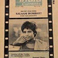 India Currents – “Salaam Bombay!” Issue (October 1988, Vol. 2, No. 7)