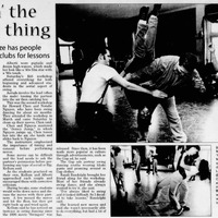 “Swing dance craze” 
“It has been made more popular in culture through advertisements”
“increase in swing dancing since the 1996 movie “Swingers”"
