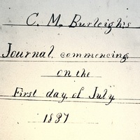 Journal Commencing on the First Day of July, 1837