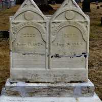 Gravestone for Charles C. Burleigh, Gertrude Kimber Burleigh, and Teresa Burleigh