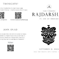 Playbill of ENAD's production of 'Rajdarshan'