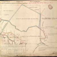 Diseño map of Rancho Buena Vista (Estrada), GLO No. 274, Monterey County, California