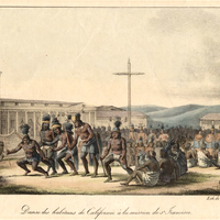 Danse des habitans de Californie a la mission de S. Francisco.