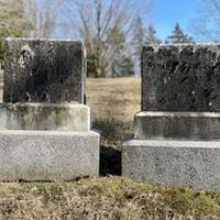 Gravestones of Alfred and Sarah Goldsmith