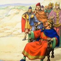 Canute orders the Tide to Obey