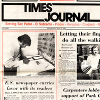 E.S. Newspaper Curries Favor with Its Readers article with masthead