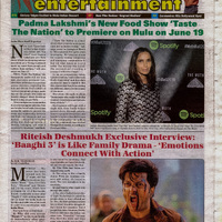 Entertainment Section in India-West Final Printed Issue Before Online-Only Publication