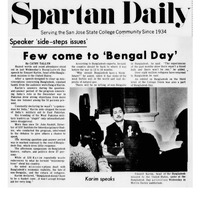 Bangladesh Day' event at San Jose State College, 1972