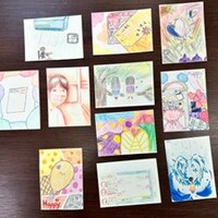 Bilingual Gratitude Art Lesson Student Artwork