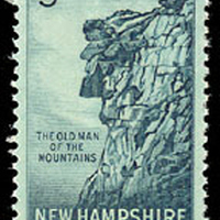 Old Man of the Mountain U.S. Stamp 1950s