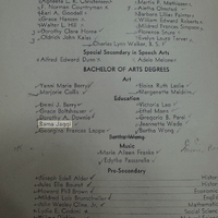 Rama Jaggi graduates in 1933